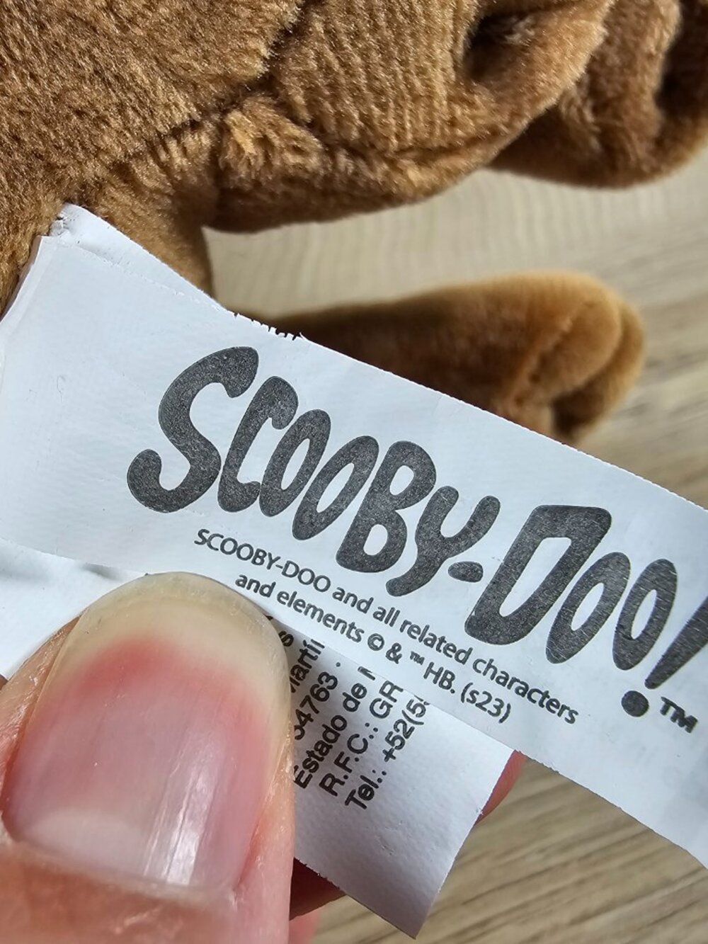 Ruz Scooby Doo in Vampire Costume Plush Stuffed Toy Halloween Black Cape 7.5" - Picture 9 of 10